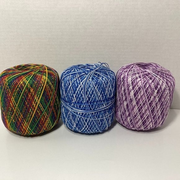 3 Aunt Lydia's Crochet Thread Classic 10 - Picture 1 of 11